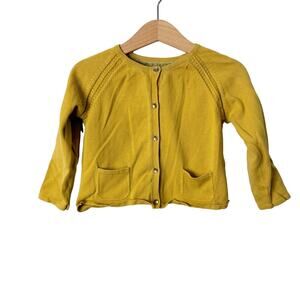 Zara Mustard Cardigan